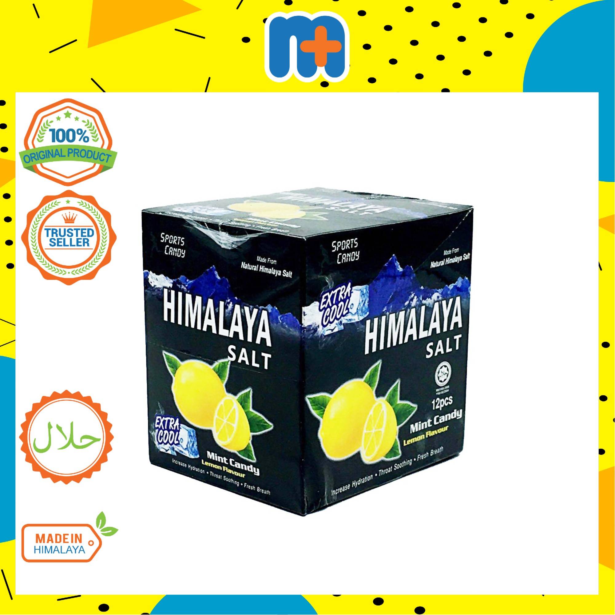 HIMALAYA SALT SPORTS CANDY EXTRA COOL LEMON 15G 1